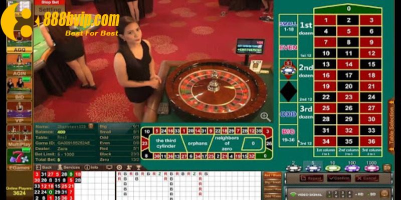 Hướng dẫn cách chơi roulette tại 888B thắng lớn cho bạn